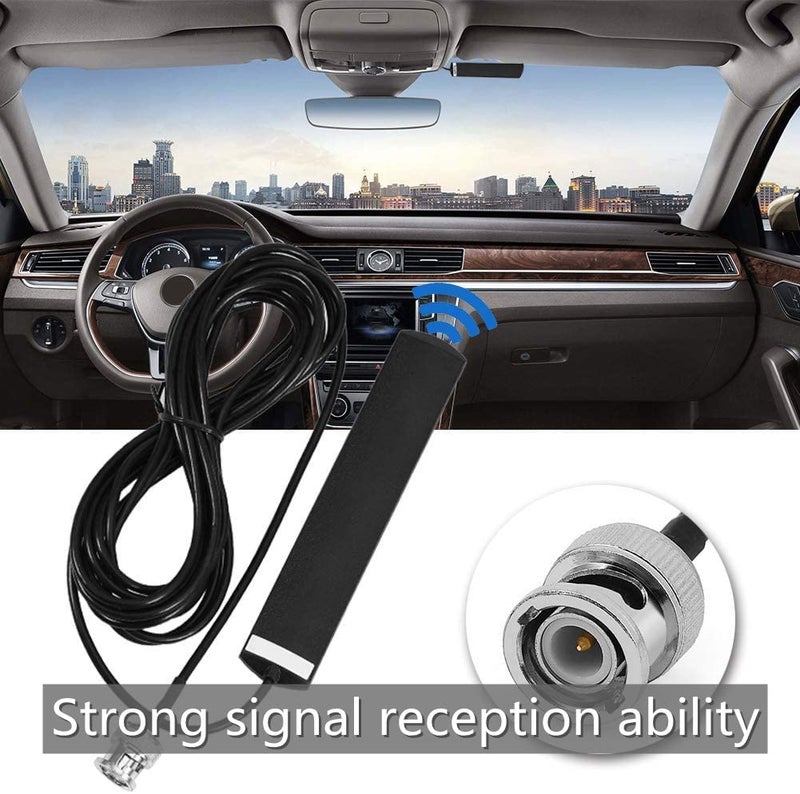 Yoidesu هوائي راديو متنقل 30MHz-1200MHz هوائي استقبال واسع النطاق تركيب زجاجي مع موصل BNC، لهوائي راديو مسح راديو مقسم هوائي مسح راديو BNC هوائي متنقل واسع النطاق راديو متنقل صوت السيارة - Image 3